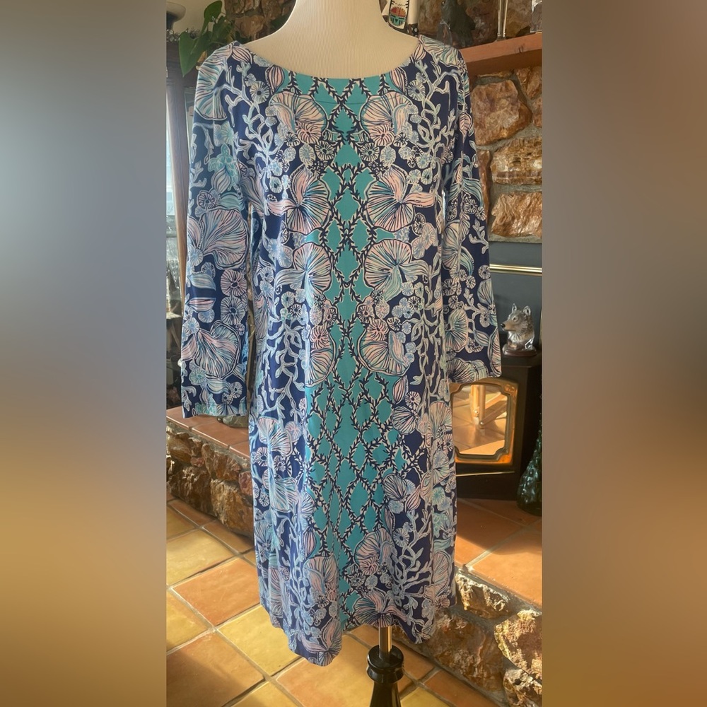 Lilly Pulitzer Stretch Cotton Dress L